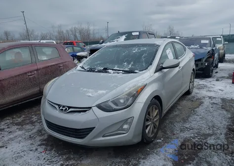 2015 Hyundai Elantra Se z USA, uszkodzony, nr VIN 5NPDH4AE9FH595602